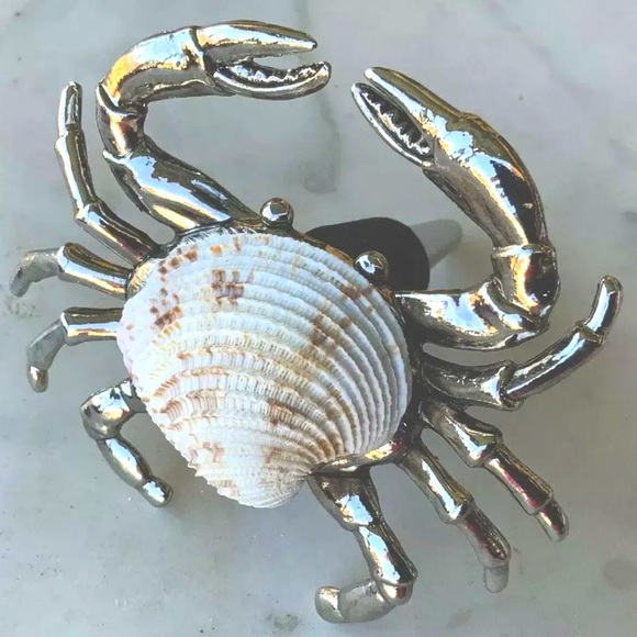 TOMMY BAHAMA BOTTLE STOPPER CRAB SEA SHELL - Picture 1 of 6